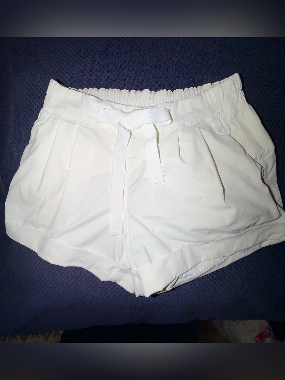 lululemon athletica White High-Rise Tie-Waist Shorts